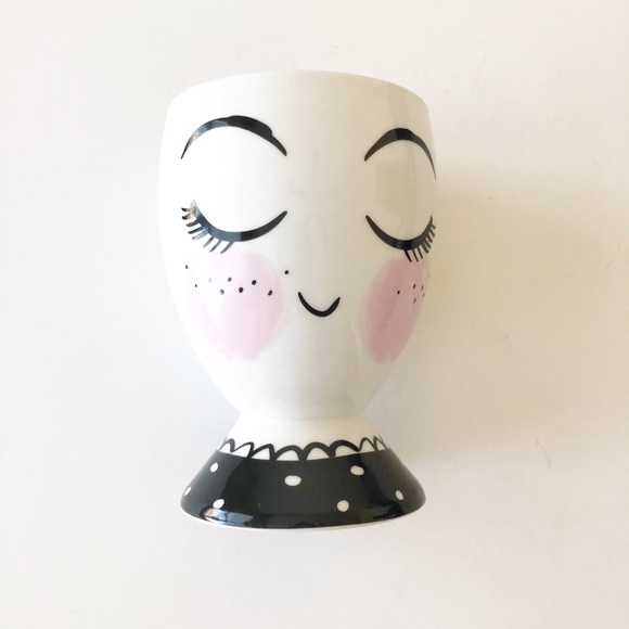 Threshold Face Ceramic Pencil Holder Trinket Dish